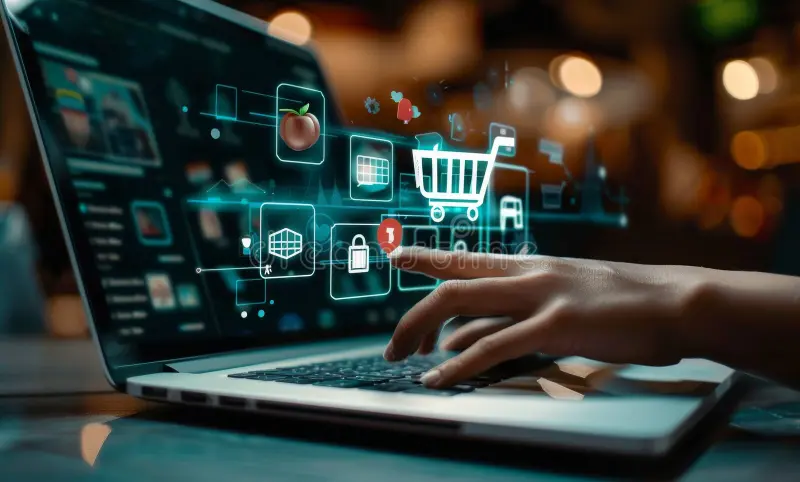 Platform Interface on Laptop